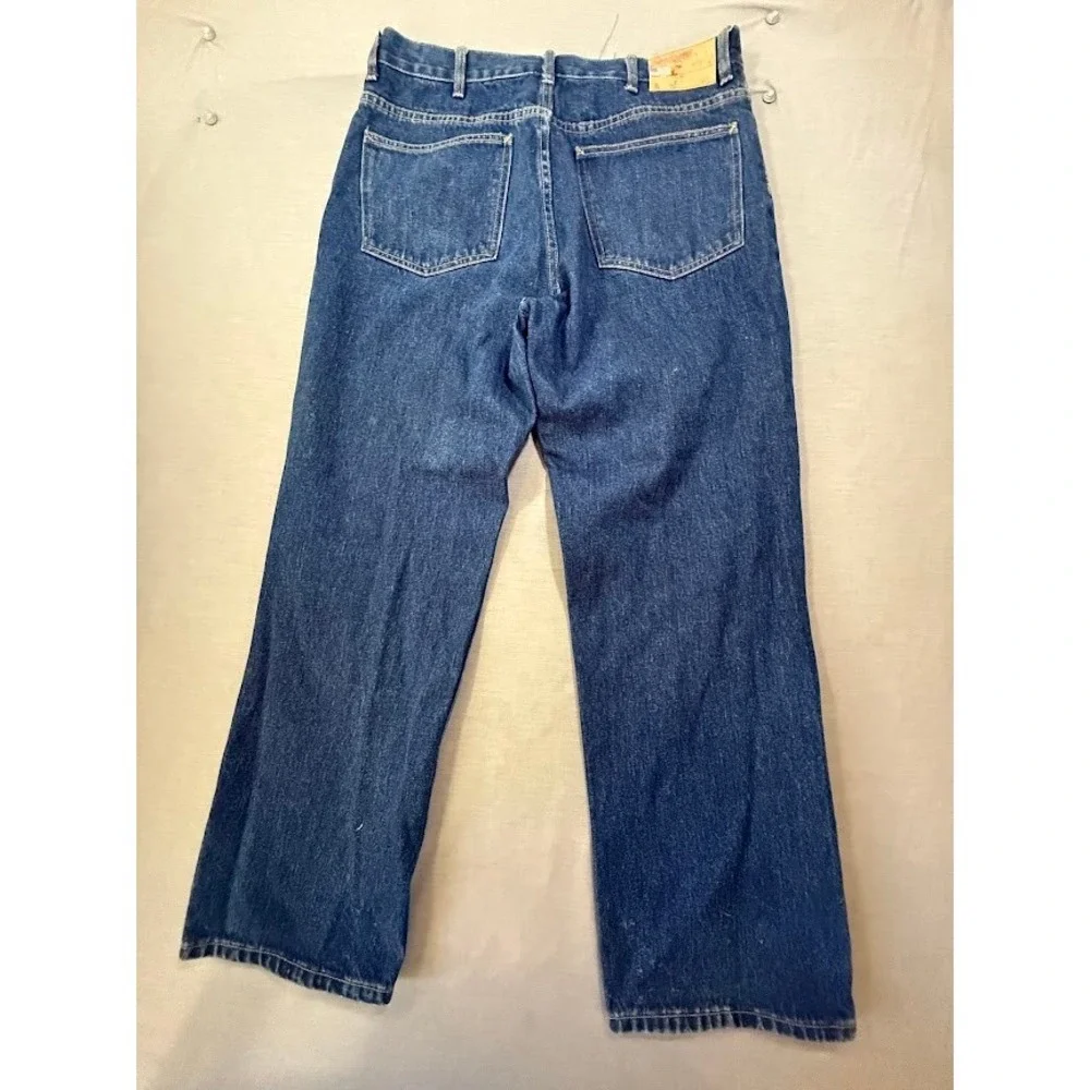 Vintage BOGARI‎ Mens Blue Denim Jeans Classic Fit Straight Mens Size 34x30 Adult
